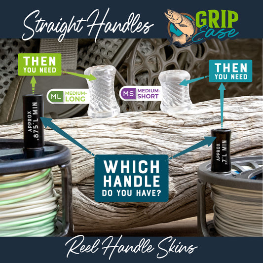 Grip-Ease - Reel Handle Skins (Clear Water Edition)