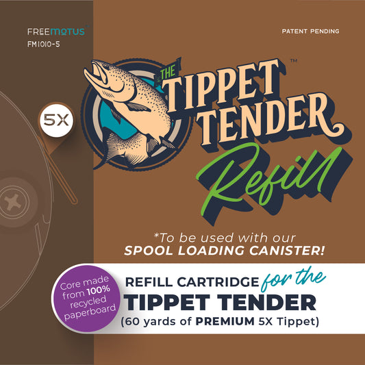 Free Motus 5X Tippet Refill Cartridge (RIO POWERFLEX 5X - 60yds)