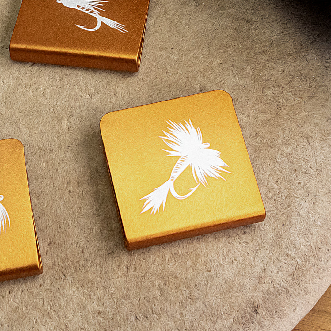 Hat Brim Clips- Alum-Engraved | Free Motus