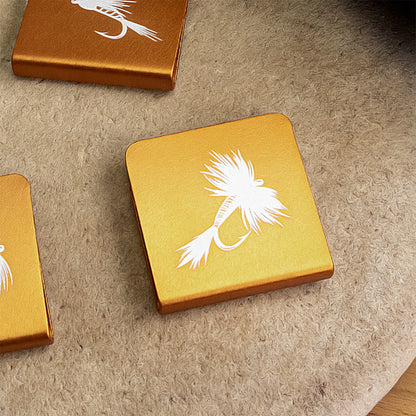 Hat Brim Clips- Alum-Engraved | Free Motus