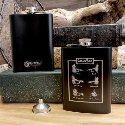 Hip Flask - Stainless Steel (Black)