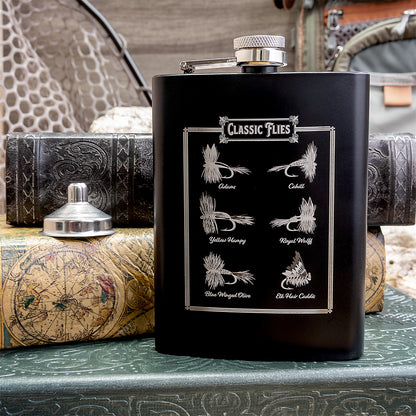 Hip Flask - Stainless Steel (Black)