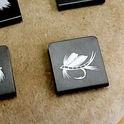 Hat Brim Clips- Alum-Engraved | Free Motus