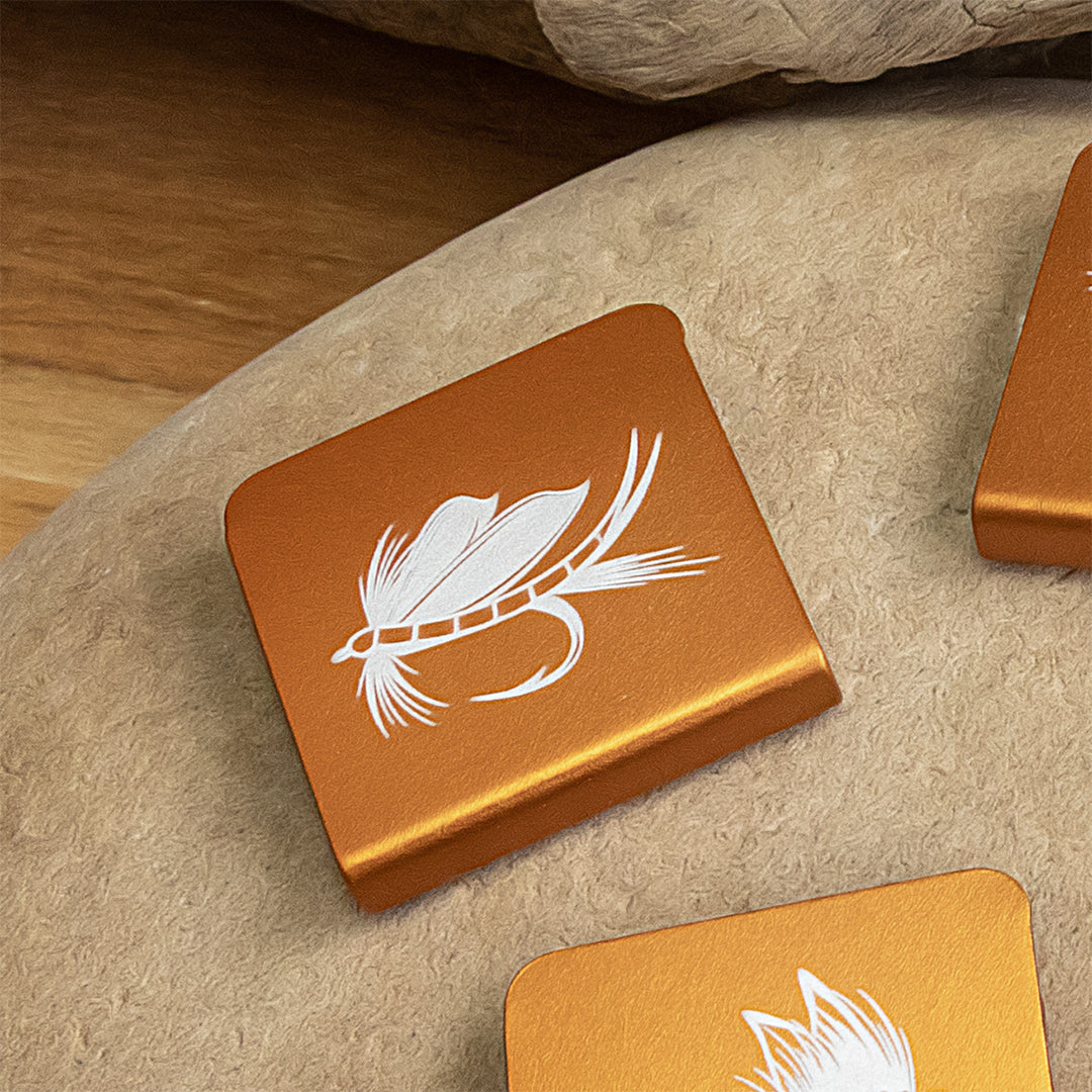 Hat Brim Clips- Alum-Engraved | Free Motus