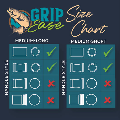 Grip-Ease - Reel Handle Skins (Clear Water Edition)