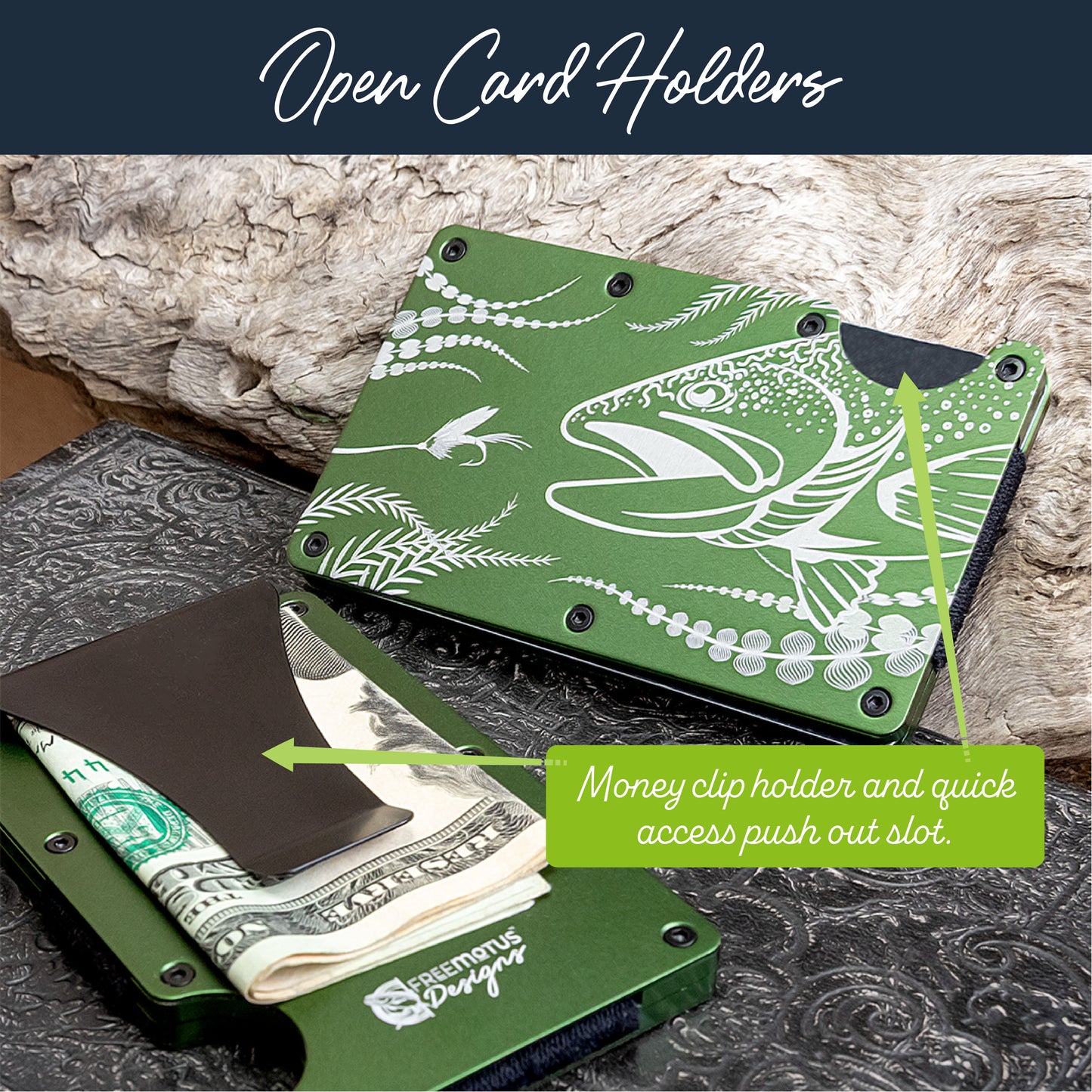 Open Card Holders (Laser Engraved)