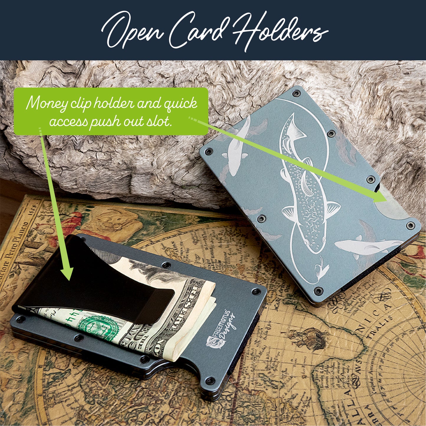 Open Card Holders (Laser Engraved)