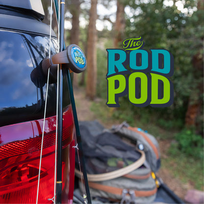 trunk fishing rod holder RODPOD - Stationary Vehicle Rod Holder (1/pk) - Vanilla (Translucent