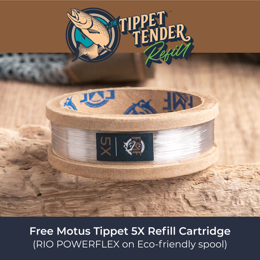 Free Motus 5X Tippet Refill Cartridge (RIO POWERFLEX 5X - 60yds)