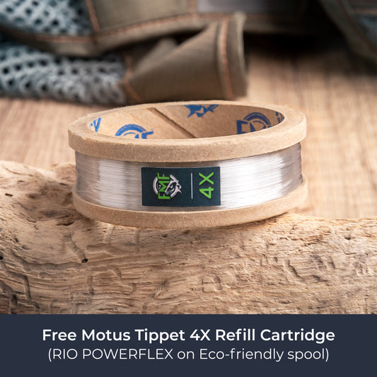 Free Motus Tippet 4X Refill Cartridge (RIO POWERFLEX 4X - 60yds)